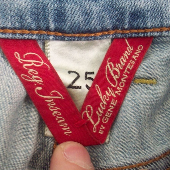 Womens Lucky Brand Jeans Easy Rider Sz. 25 - Picture 4 of 8